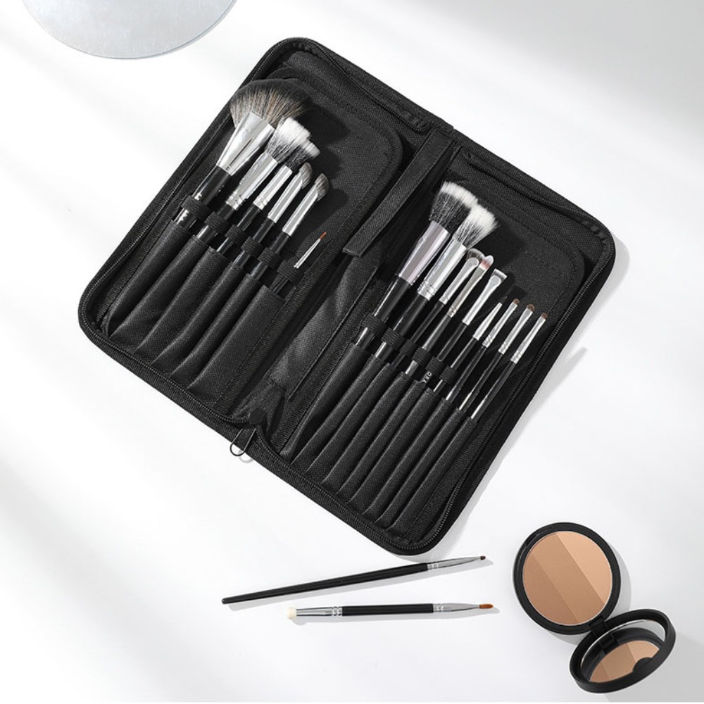 Case With Pencil Holder - Wysokiej jakości przenośna kosmetyczka na pędzle