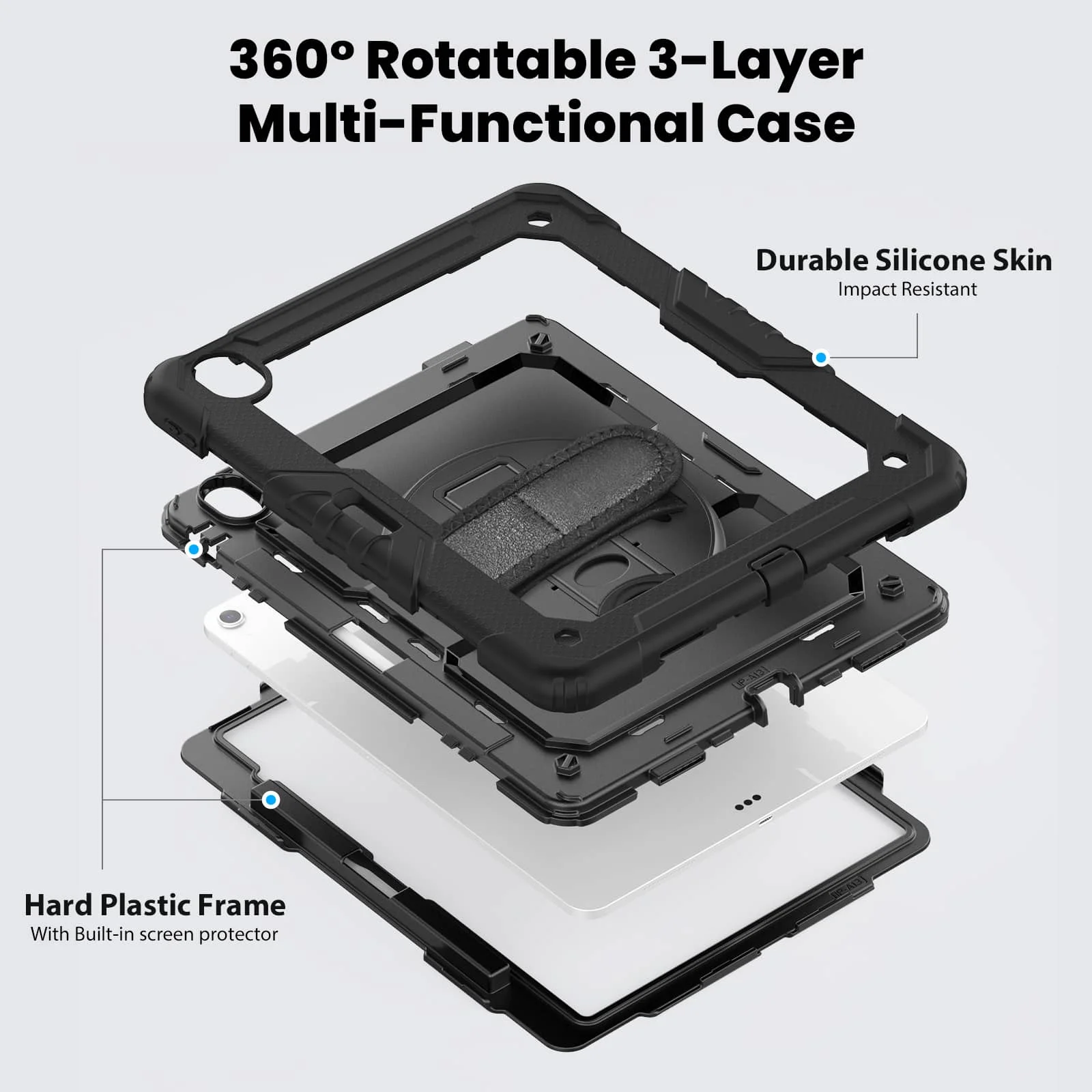 Wytrzymałe, ochronne etui 3w1  – Rugged Tablet Accessories recenzja i cena